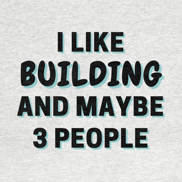 I Like Building And Maybe 3 People by Word Minimalism